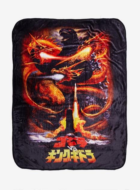 Godzilla Movie Poster Fleece Throw | BoxLunch