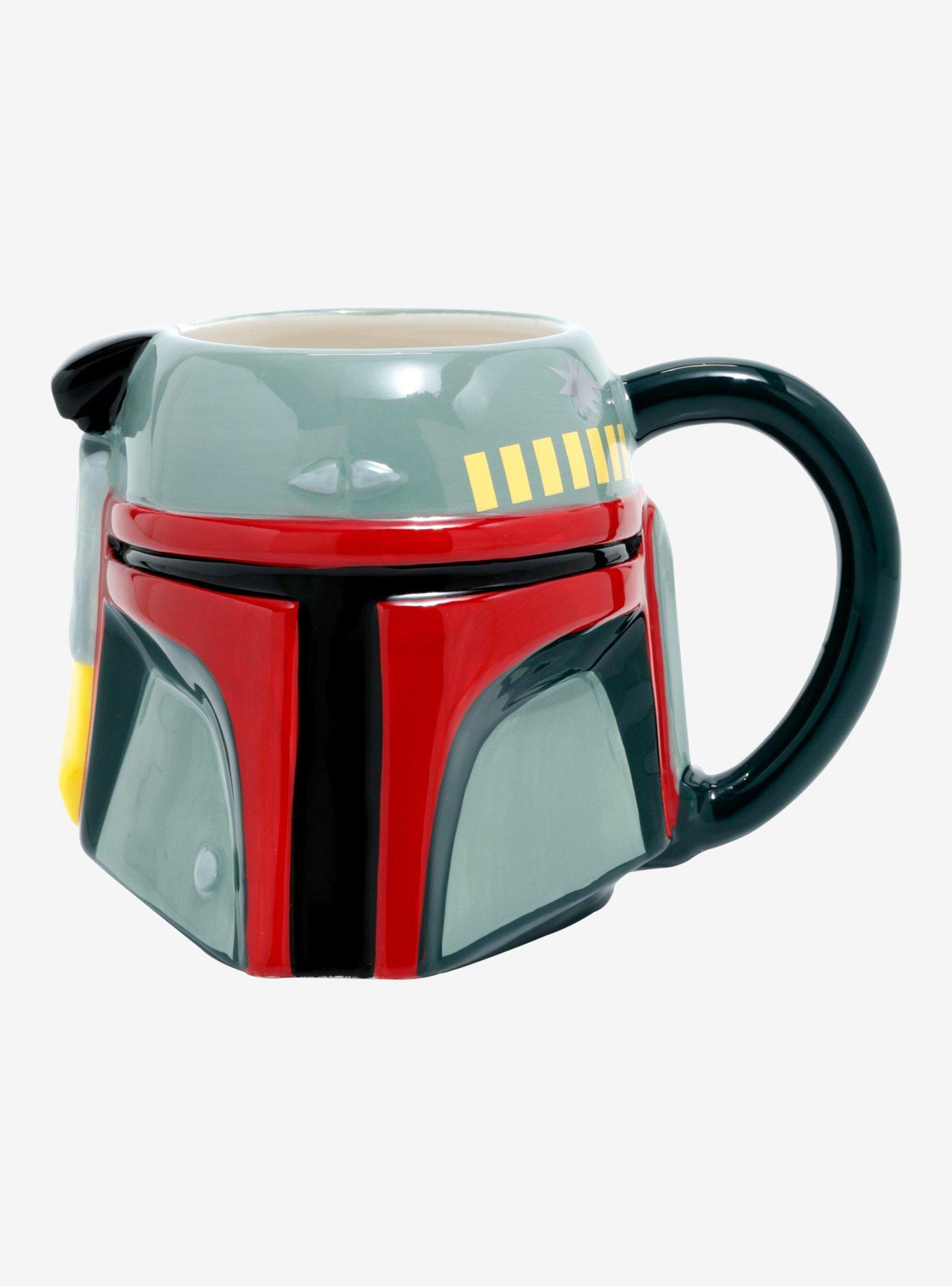 Star Wars Boba Fett Helmet Figural Mug, , hi-res