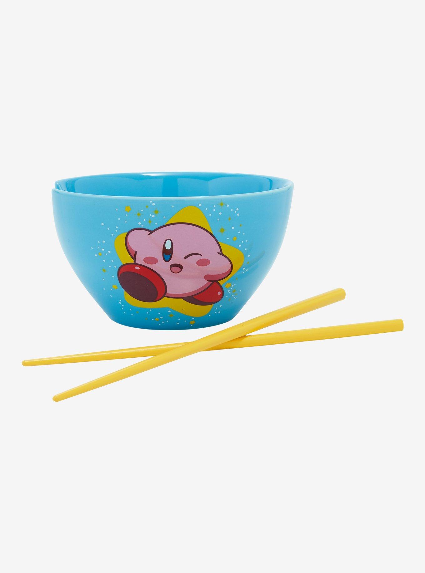 Nintendo Kirby Blue Ramen Bowl with Chopsticks, , hi-res