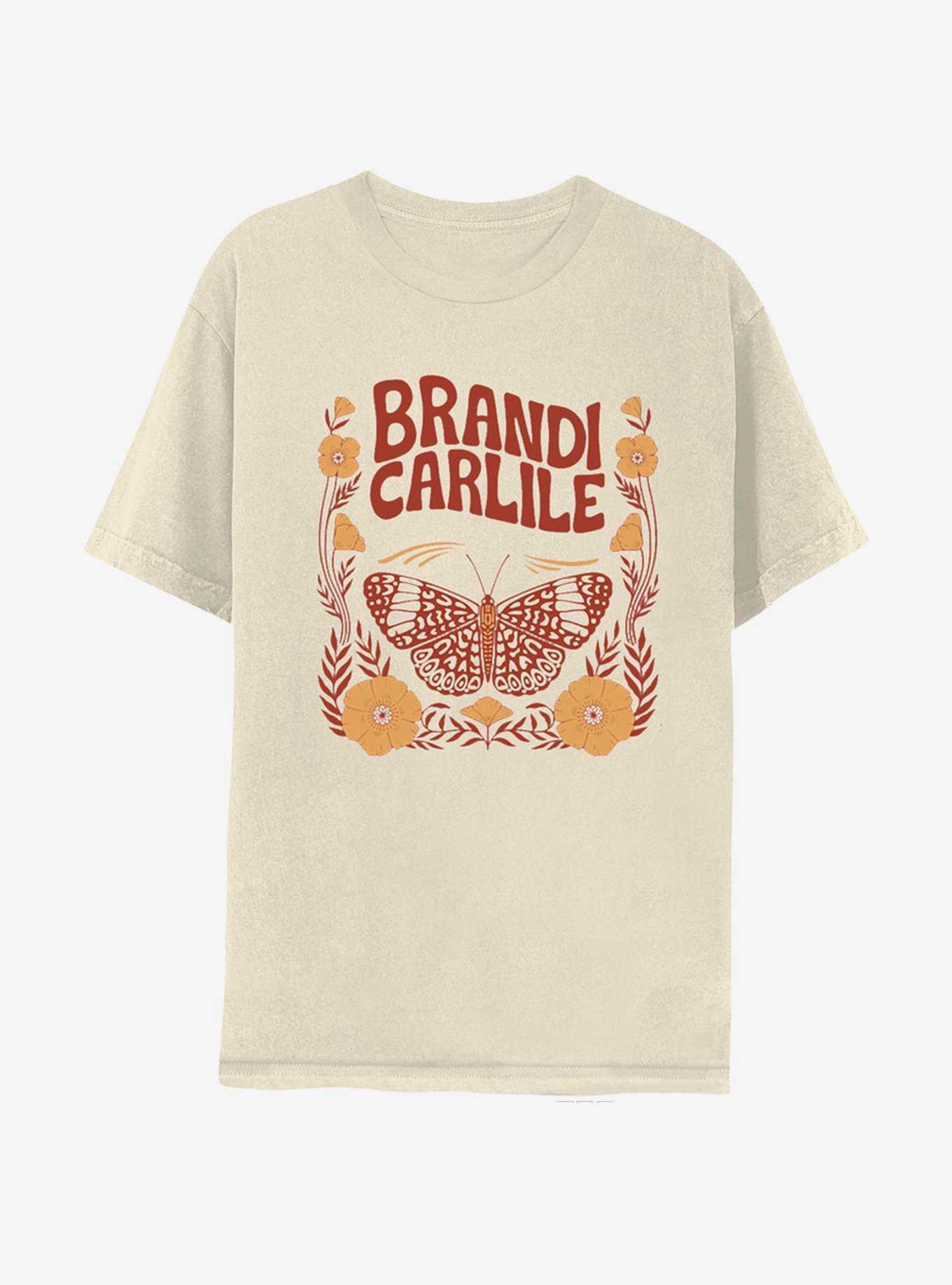 Brandi Carlile Butterfly Boyfriend Fit Girls T-Shirt, , hi-res