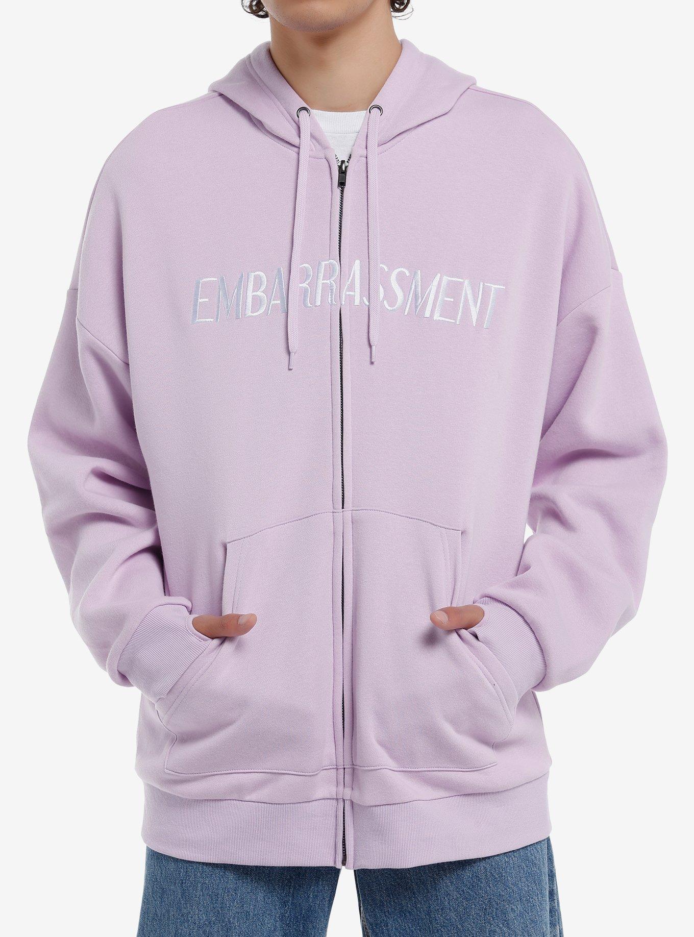 Our Universe Disney Pixar Inside Out 2 Embarrassment Oversized Hoodie, LAVENDER, hi-res