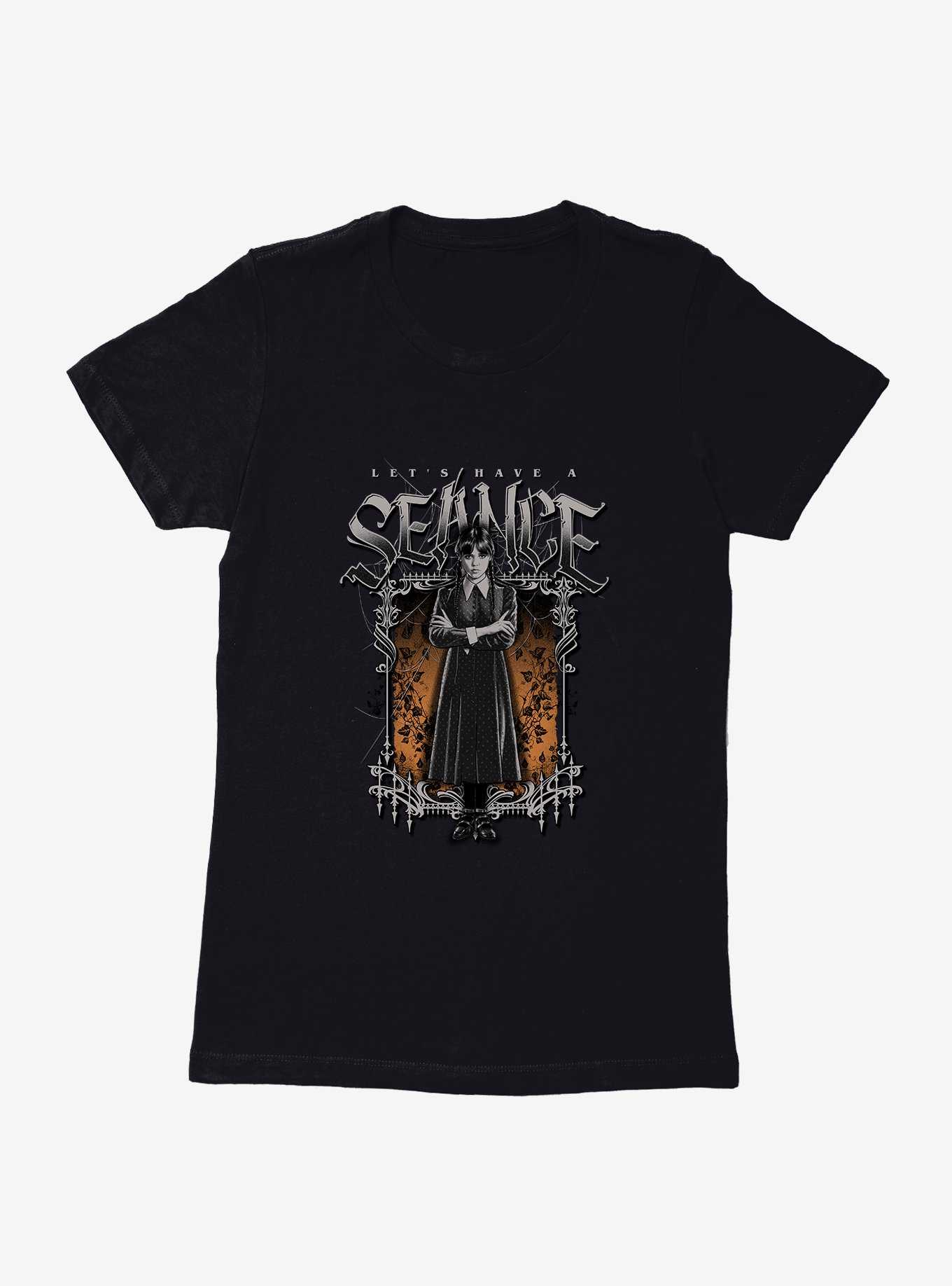 Wednesday Let's Have A Seance Womens T-Shirt, , hi-res
