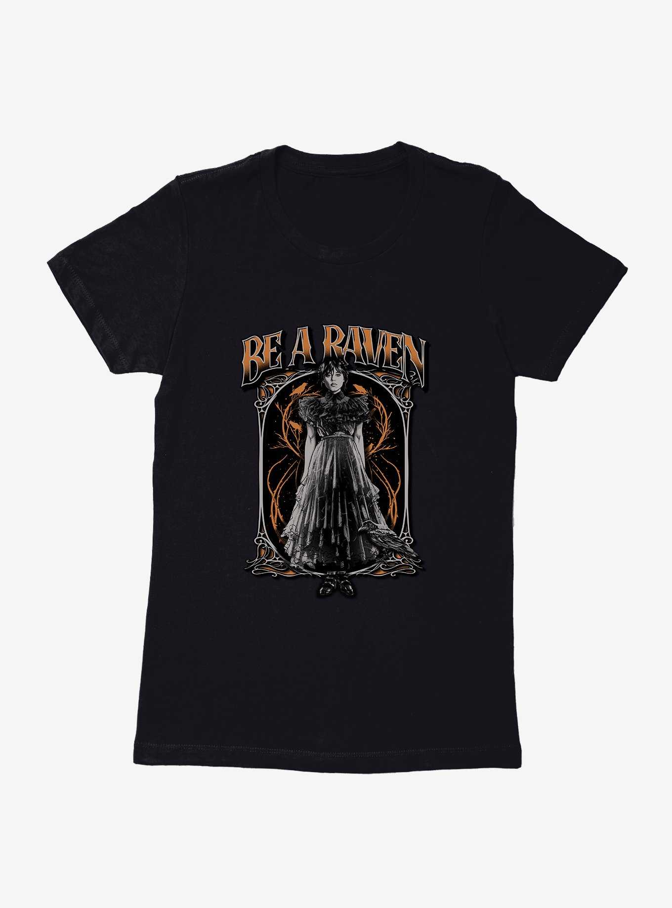 Wednesday Be A Raven Womens T-Shirt, , hi-res