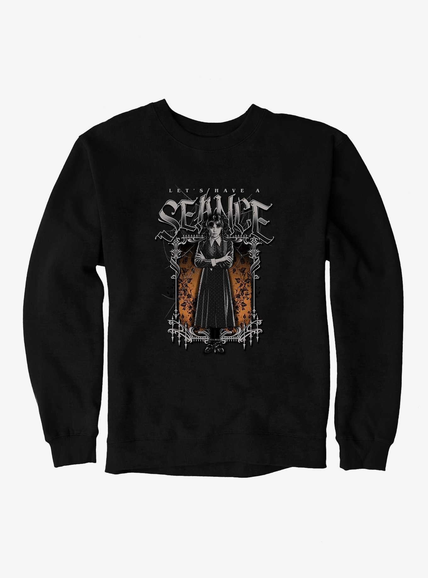 Wednesday Let's Have A Seance Sweatshirt, , hi-res