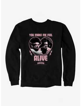 The Bride Of Frankenstein You Make Me Feel Alive Sweatshirt, , hi-res