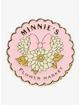 Loungefly Disney Minnie Mouse Minnie's Flower Market Enamel Pin — BoxLunch Exclusive, , hi-res