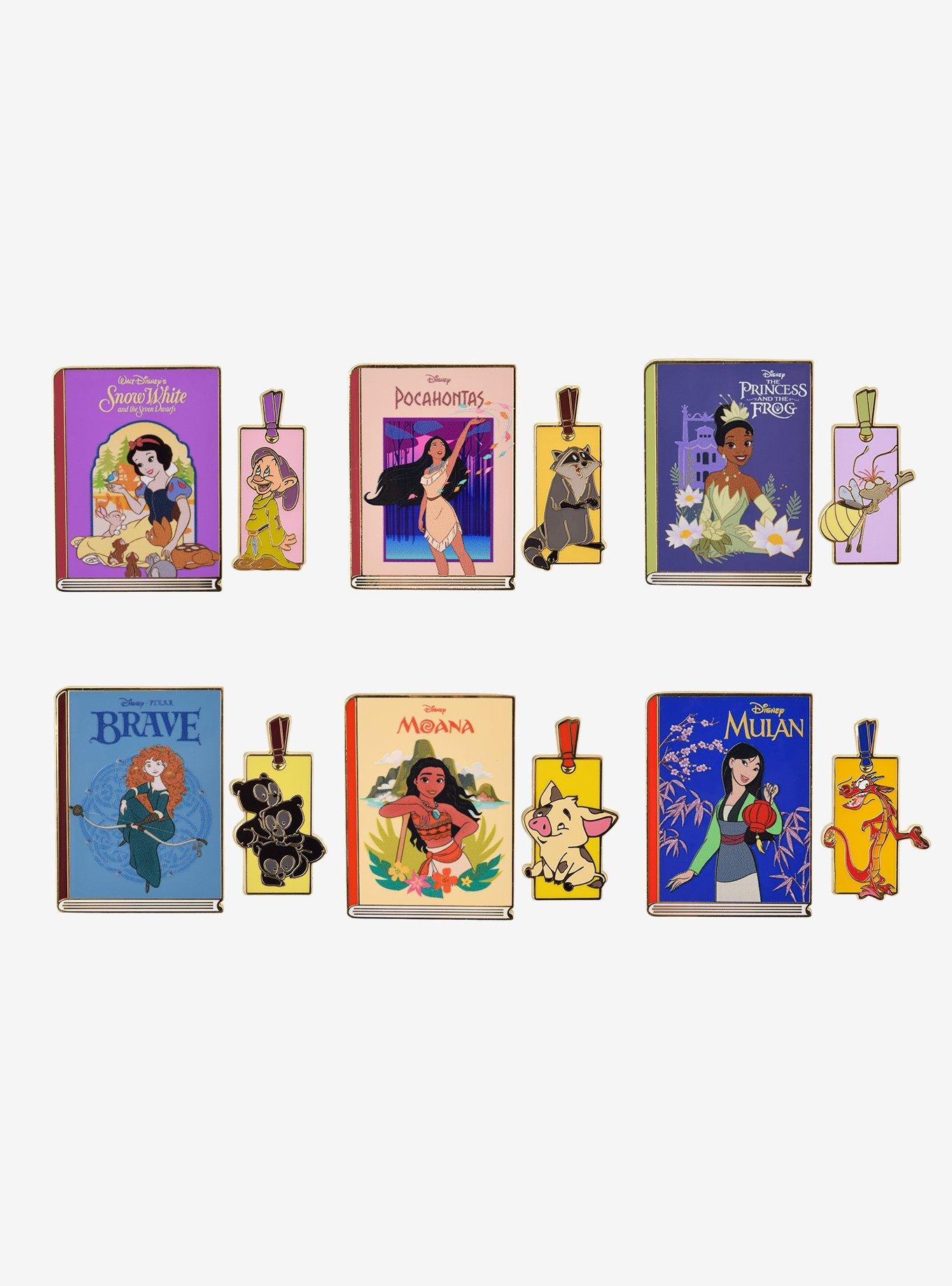 Disney Princess Bookmark Blind Box Pin Set — BoxLunch Exclusive, , hi-res