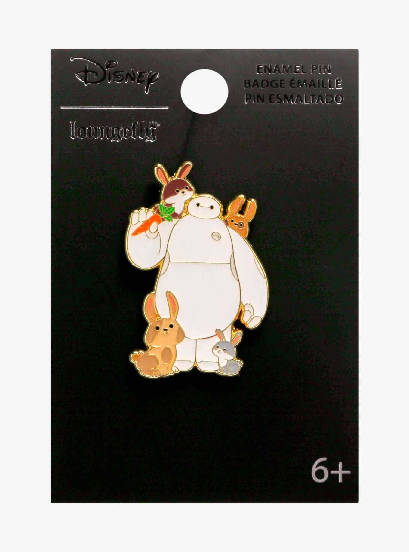 Loungefly Disney Big Hero 6 Baymax Bunny Enamel Pin, , hi-res