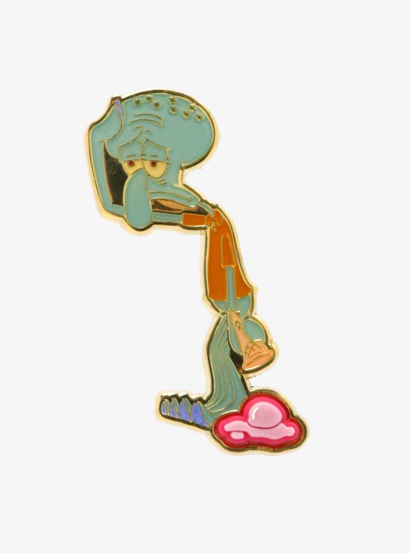 Loungefly SpongeBob SquarePants Squidward Scented Enamel Pin — BoxLunch Exclusive, , hi-res
