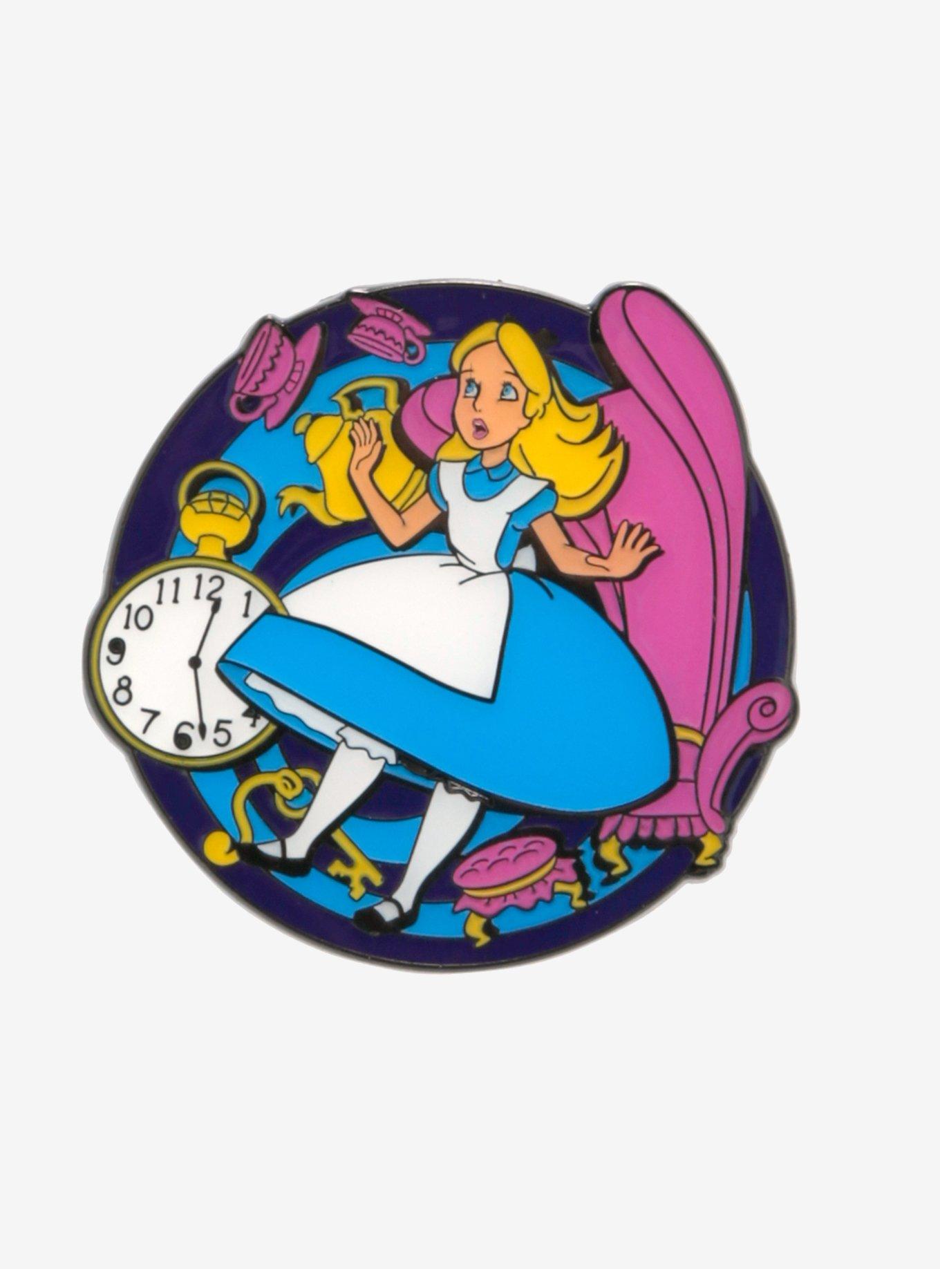 Loungefly Disney Alice in Wonderland Alice Falling Enamel Pin — BoxLunch Exclusive