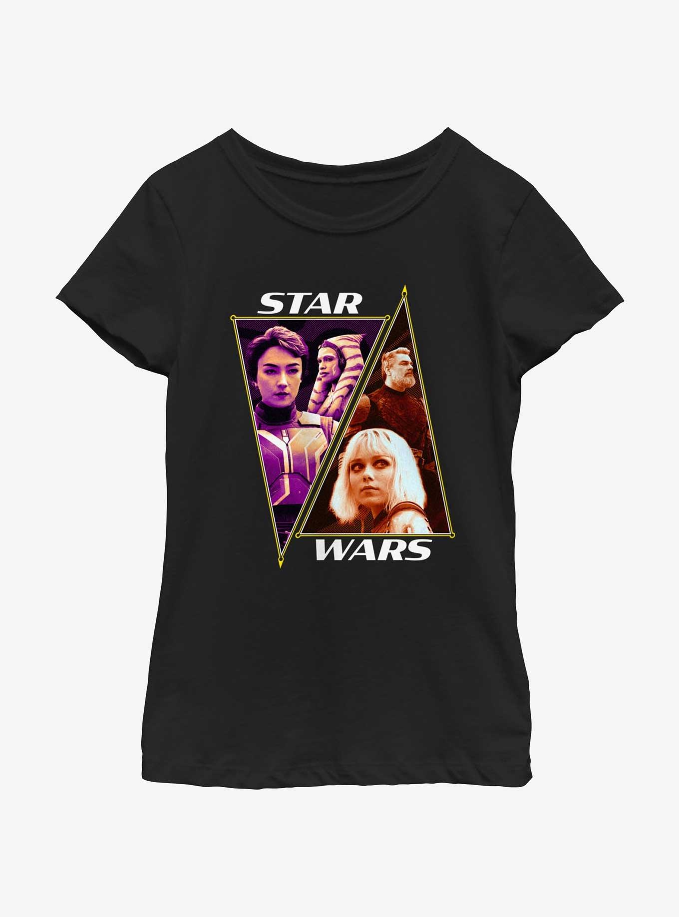 Star Wars Ahsoka The Good Vs The Bad Youth Girls T-Shirt, BLACK, hi-res