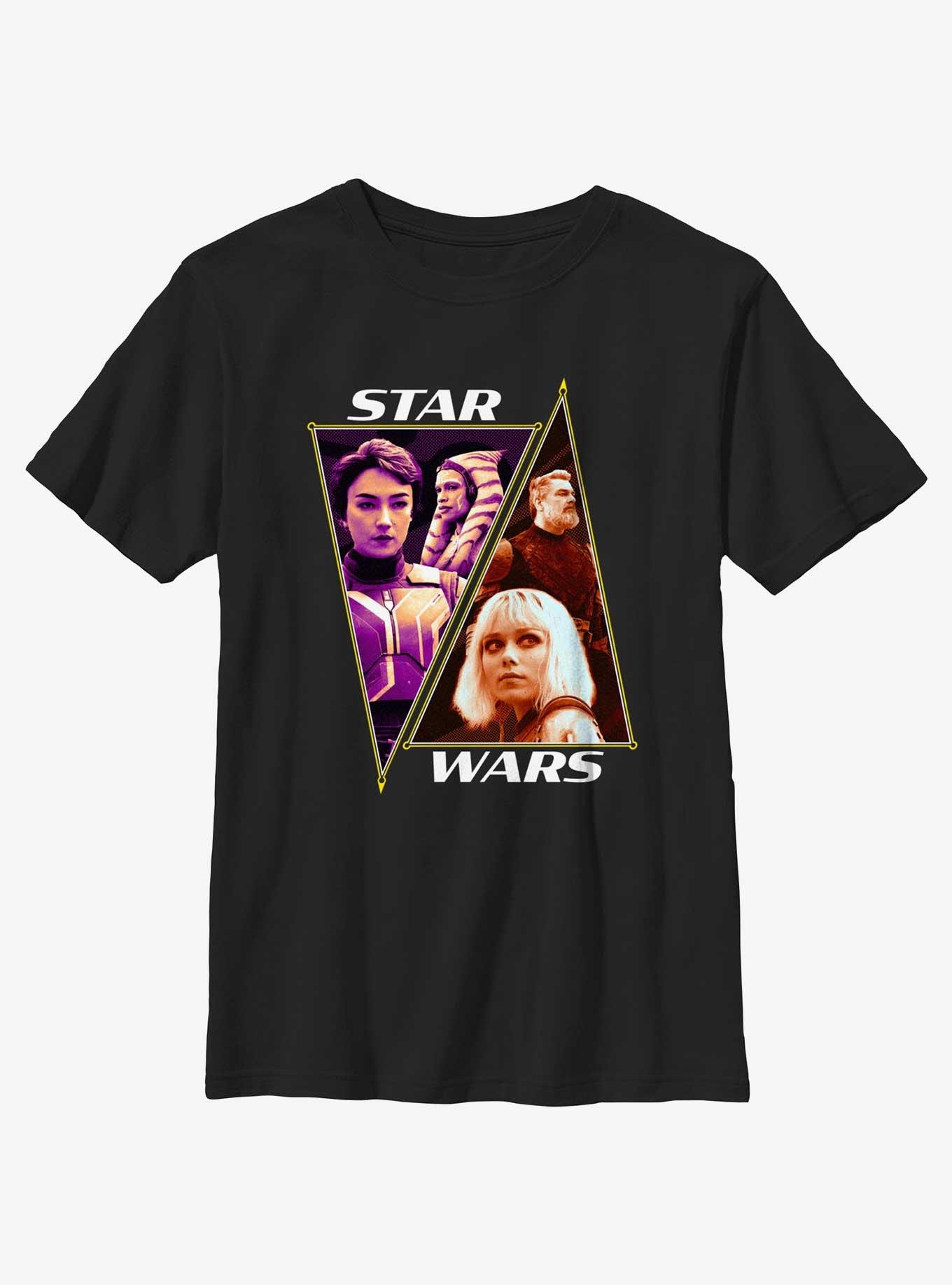 Star Wars Ahsoka The Good Vs The Bad Youth T-Shirt, BLACK, hi-res