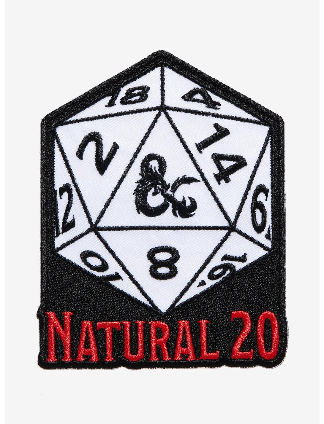 Dungeons & Dragons Natural 20 Dice Patch, , hi-res