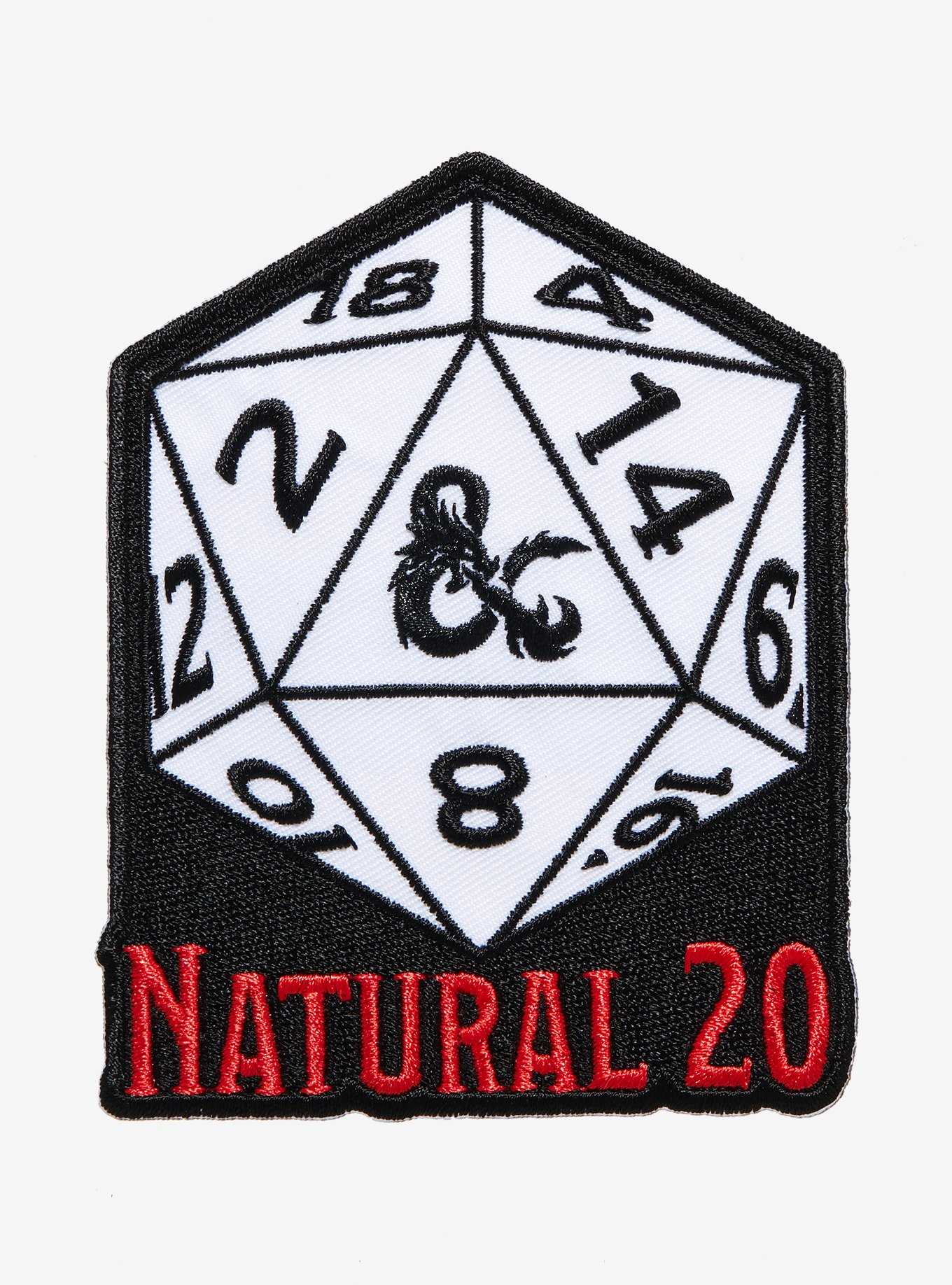Dungeons & Dragons Natural 20 Dice Patch, , hi-res