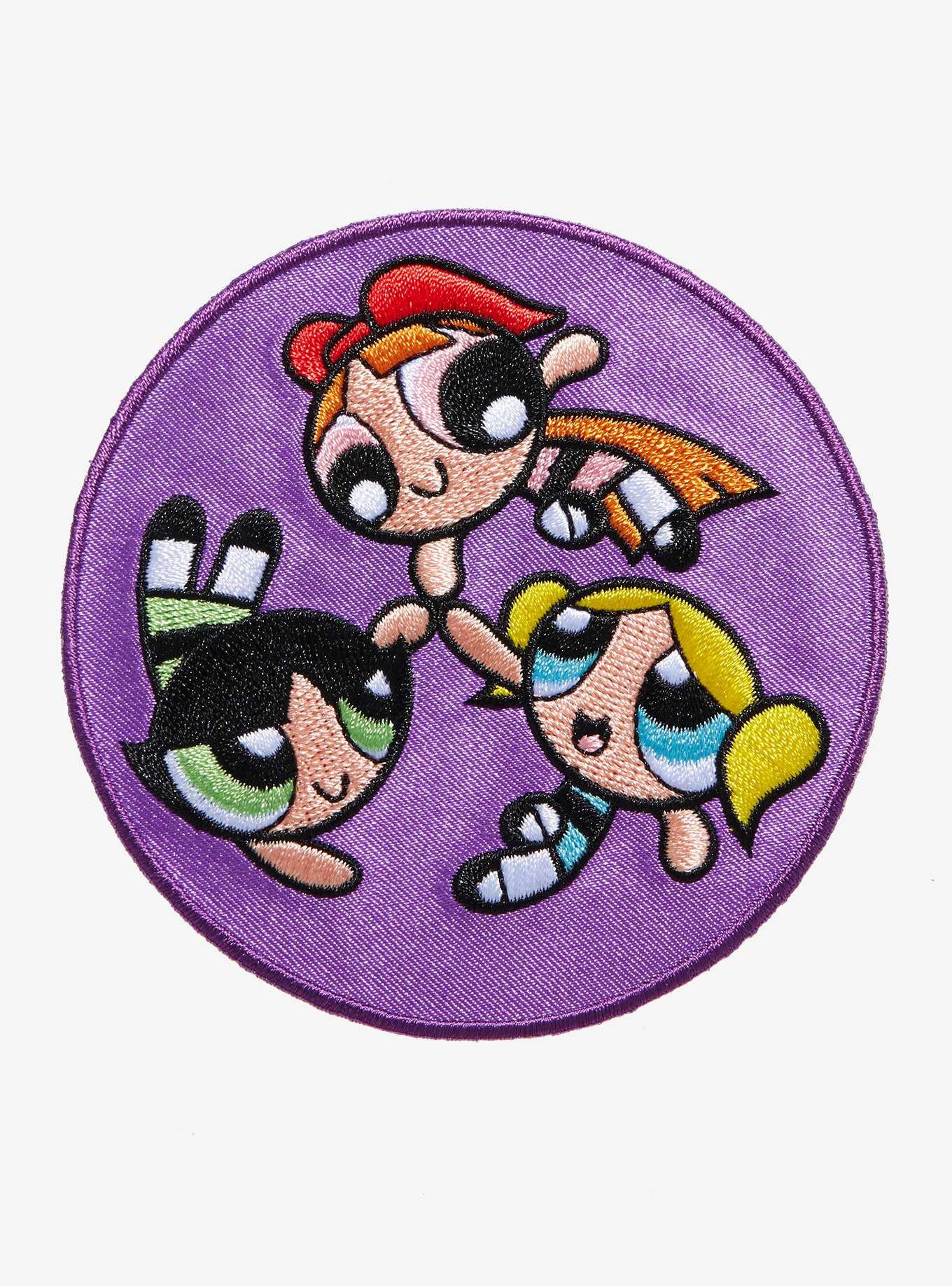 The Powerpuff Girls Trio Circle Patch, , hi-res
