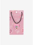 Sweet Society Cat Angel Guitar Pick Cord Necklace, , hi-res