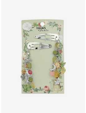 Thorn & Fable Cottage Bead Chain Hair Clip Set, , hi-res