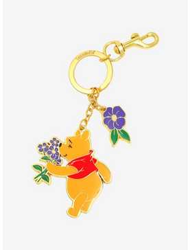 Disney Winnie the Pooh Flower Picking Keychain - BoxLunch Exclusive, , hi-res