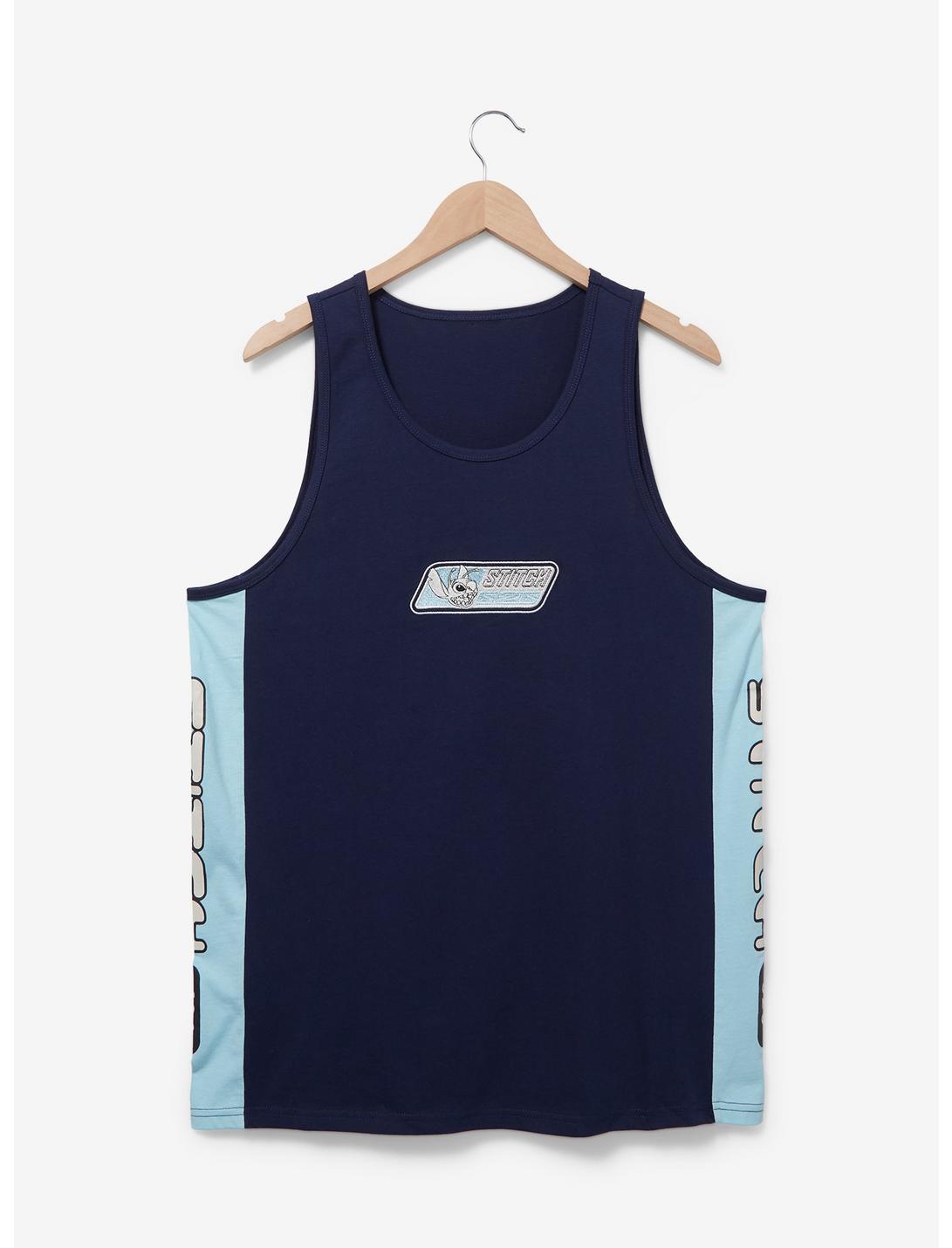 Disney Lilo & Stitch Experiment 626 Panelled Tank Top — BoxLunch Exclusive, BLUE, hi-res