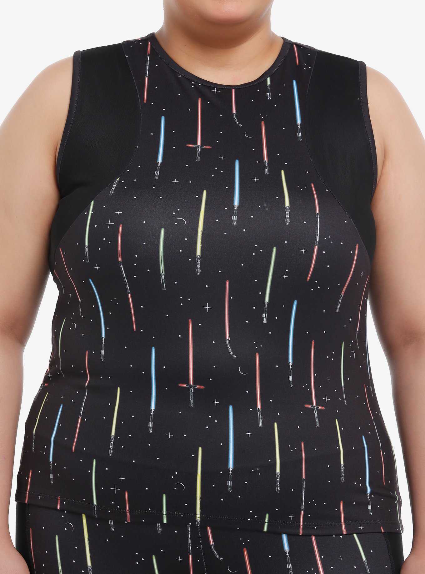 Her Universe Star Wars Lightsabers Active Tank Top Plus Size Her Universe Exclusive, , hi-res