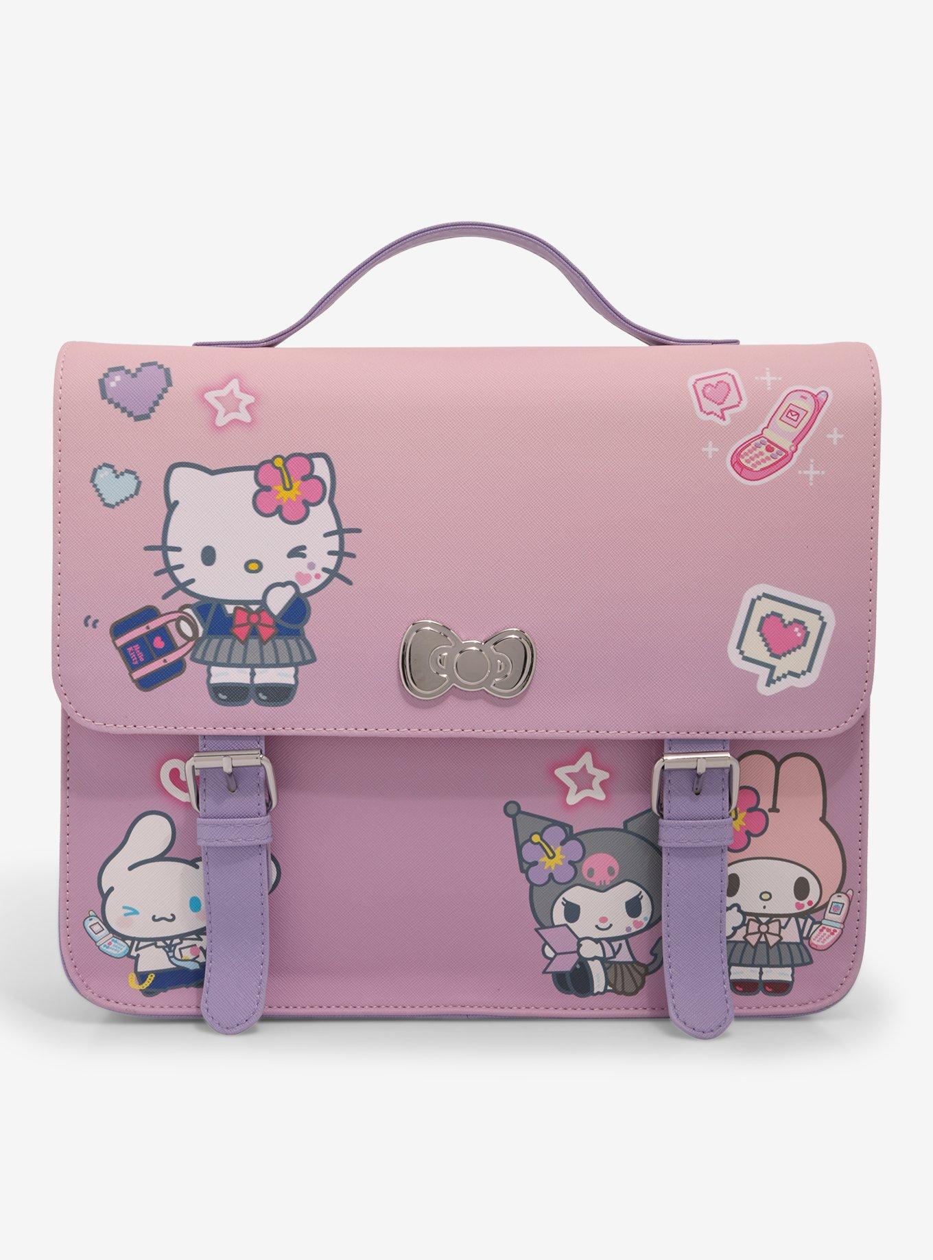 Her Universe Kuromi Bow Velvet Mini Flap Wallet