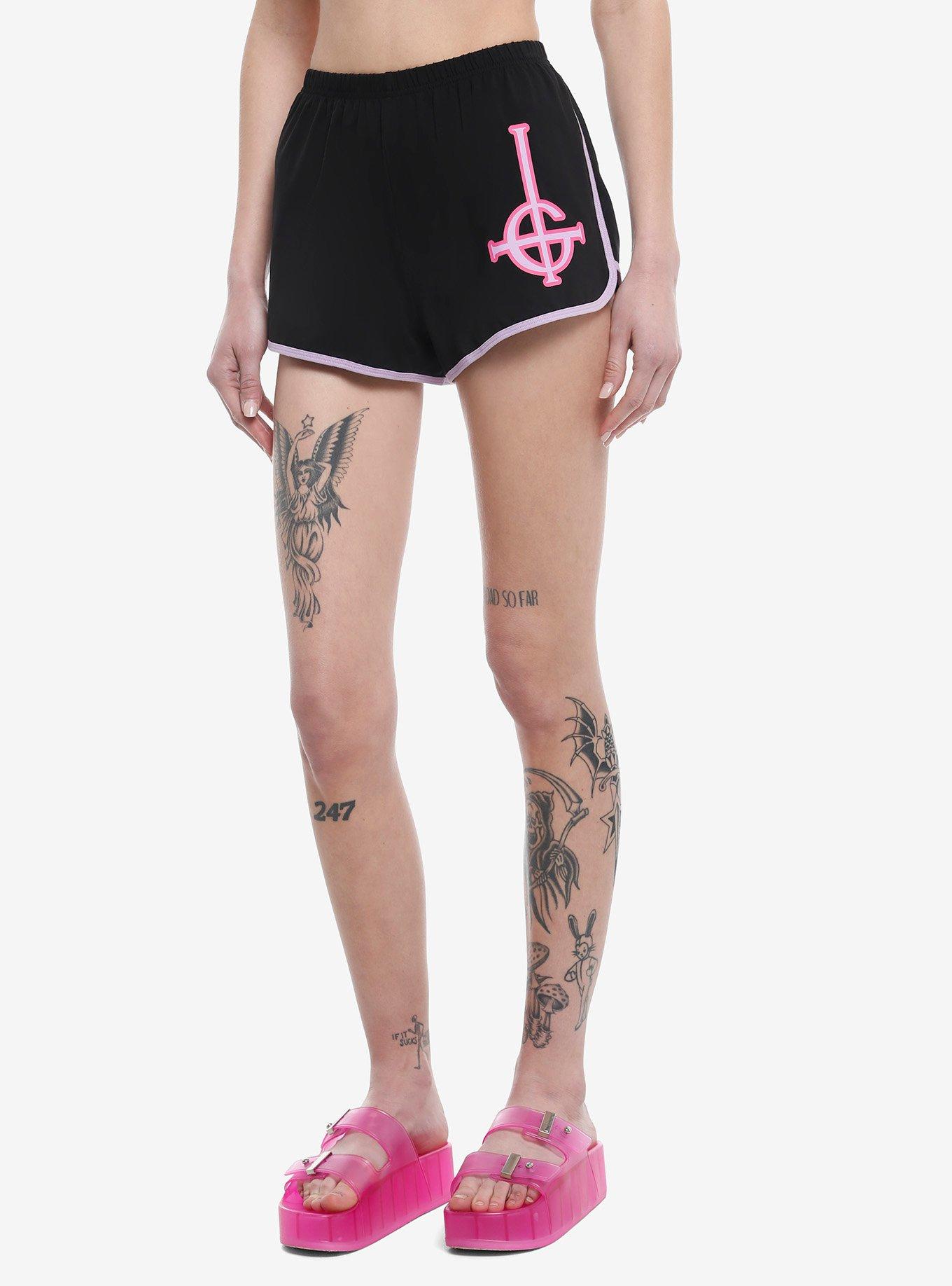 Ghost Logo Girls Lounge Shorts | Hot Topic