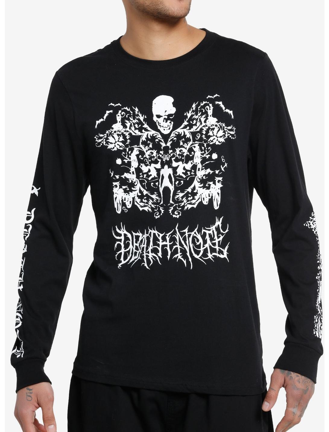 Death Note Ryuk Metal Long-Sleeve T-Shirt, BLACK, hi-res