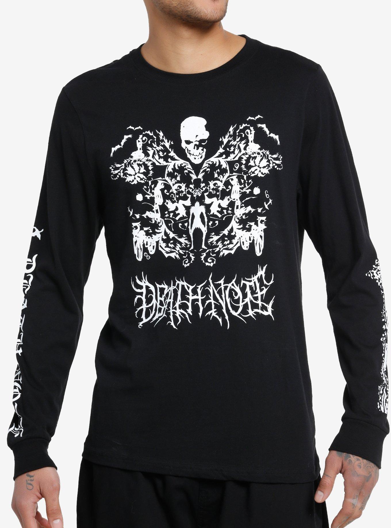 Death Note Ryuk Metal Long-Sleeve T-Shirt, BLACK, hi-res