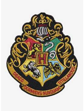 Harry Potter Hogwarts Crest Patch, , hi-res