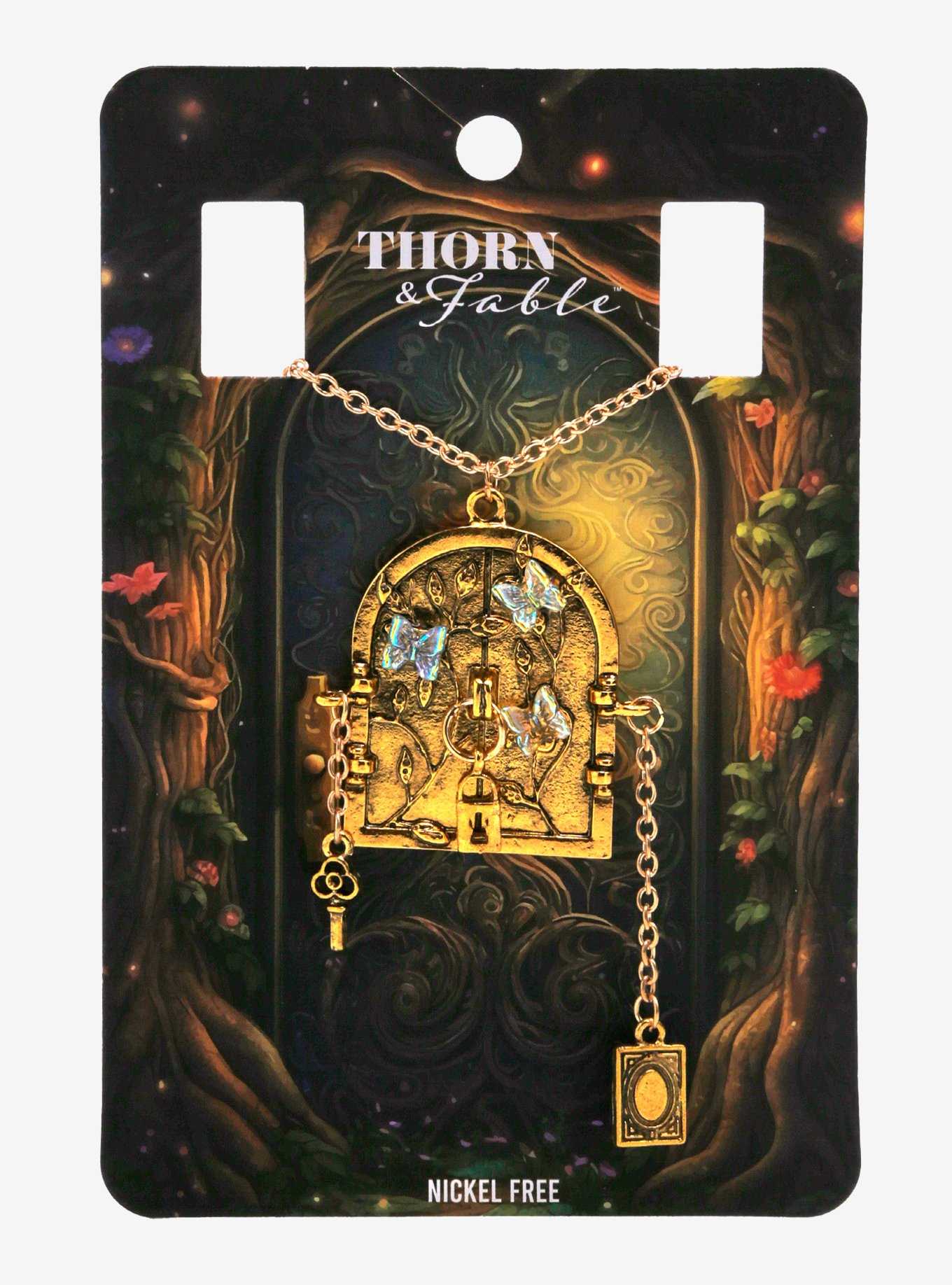 Thorn & Fable Fairy Door Pendant Necklace, , hi-res