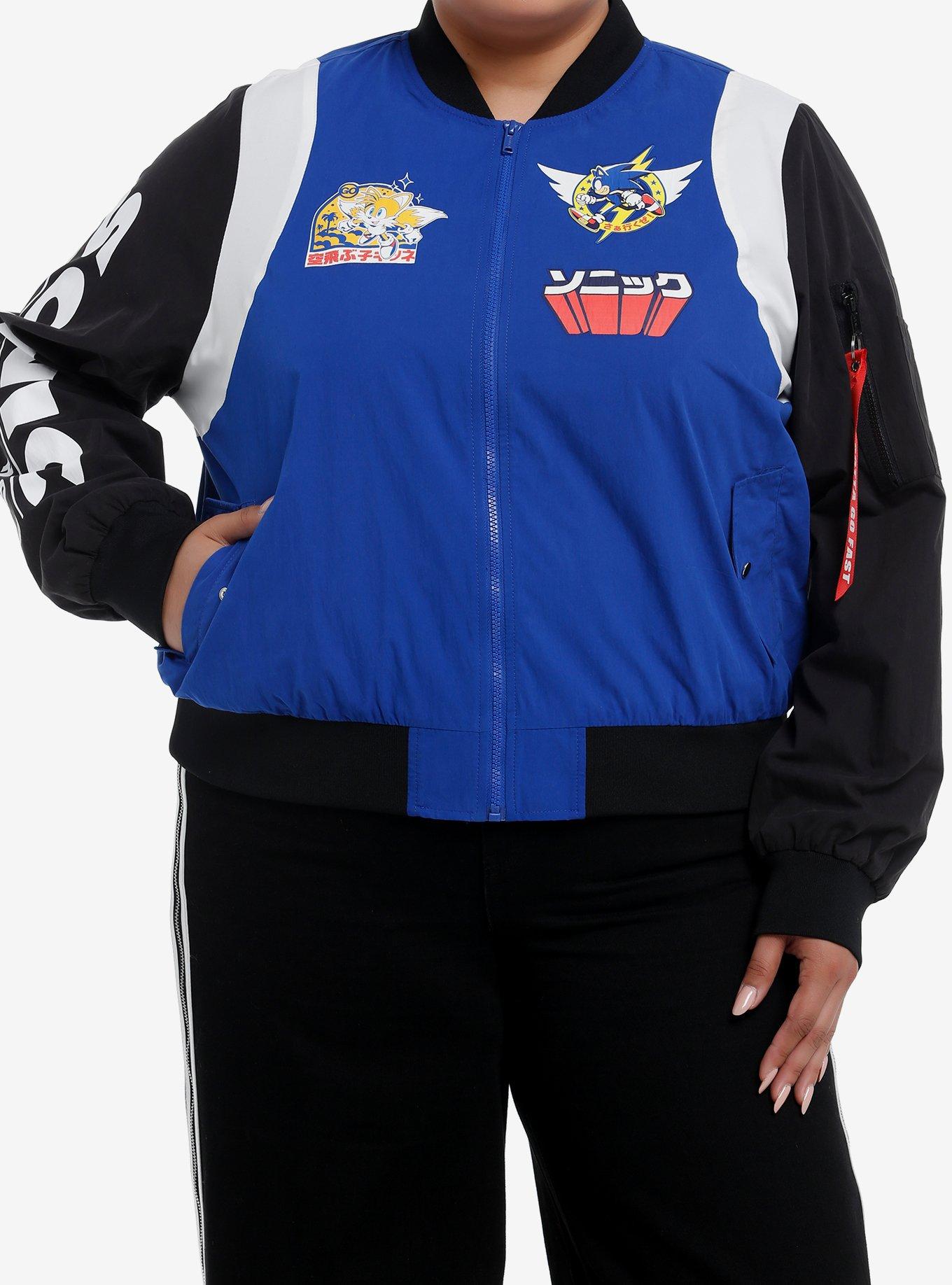 Sonic The Hedgehog Racing Girls Bomber Jacket Plus Size, MULTI, hi-res