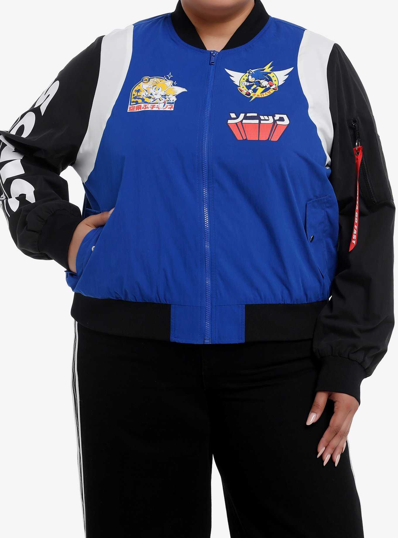 Sonic The Hedgehog Racing Girls Bomber Jacket Plus Size, , hi-res