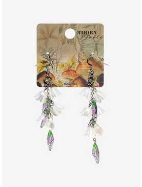 Thorn & Fable Lily Butterfly Wing Drop Earrings, , hi-res