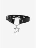 Social Collision® Star Buckle Faux Leather Choker, , hi-res