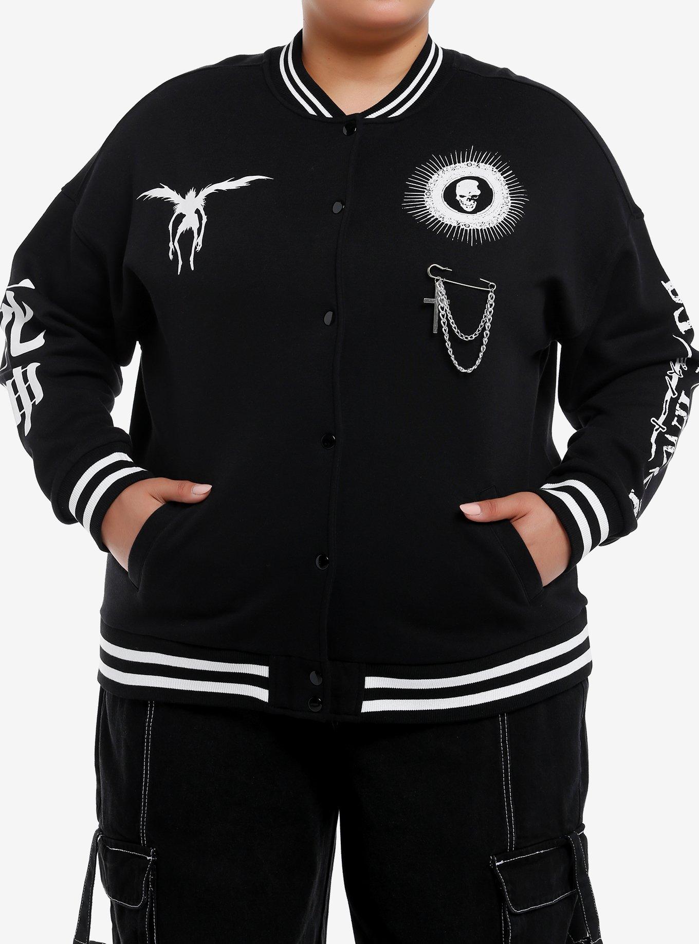 Death Note Ryuk Girls Varsity Jacket Plus Size, , hi-res