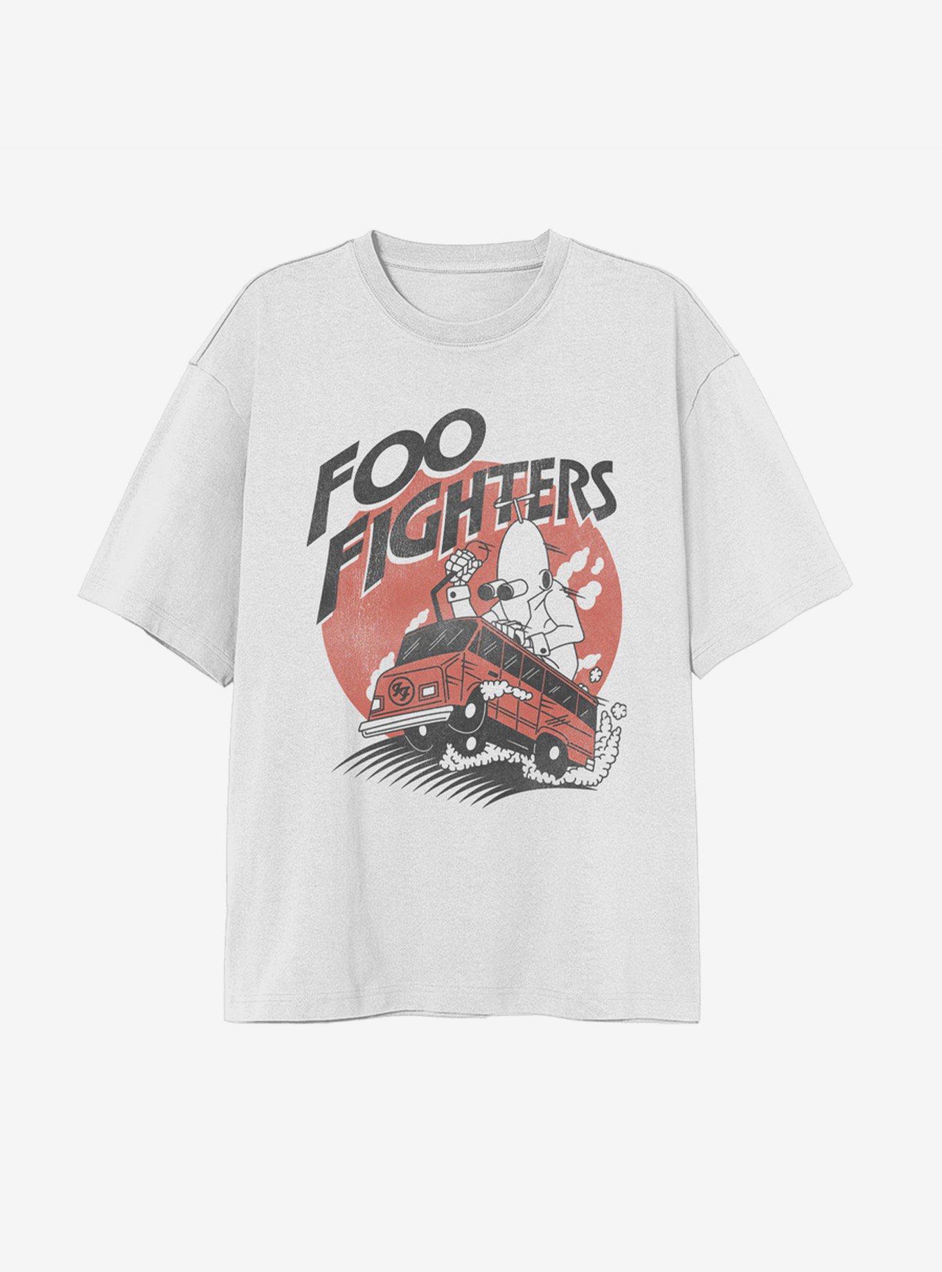 Foo Fighters Bus Logo Boyfriend Fit Girls TShirt Hot Topic