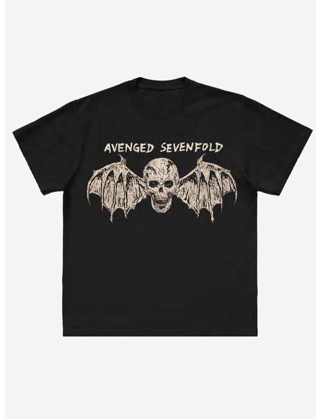 Avenged Sevenfold Logo T-Shirt, BLACK, hi-res