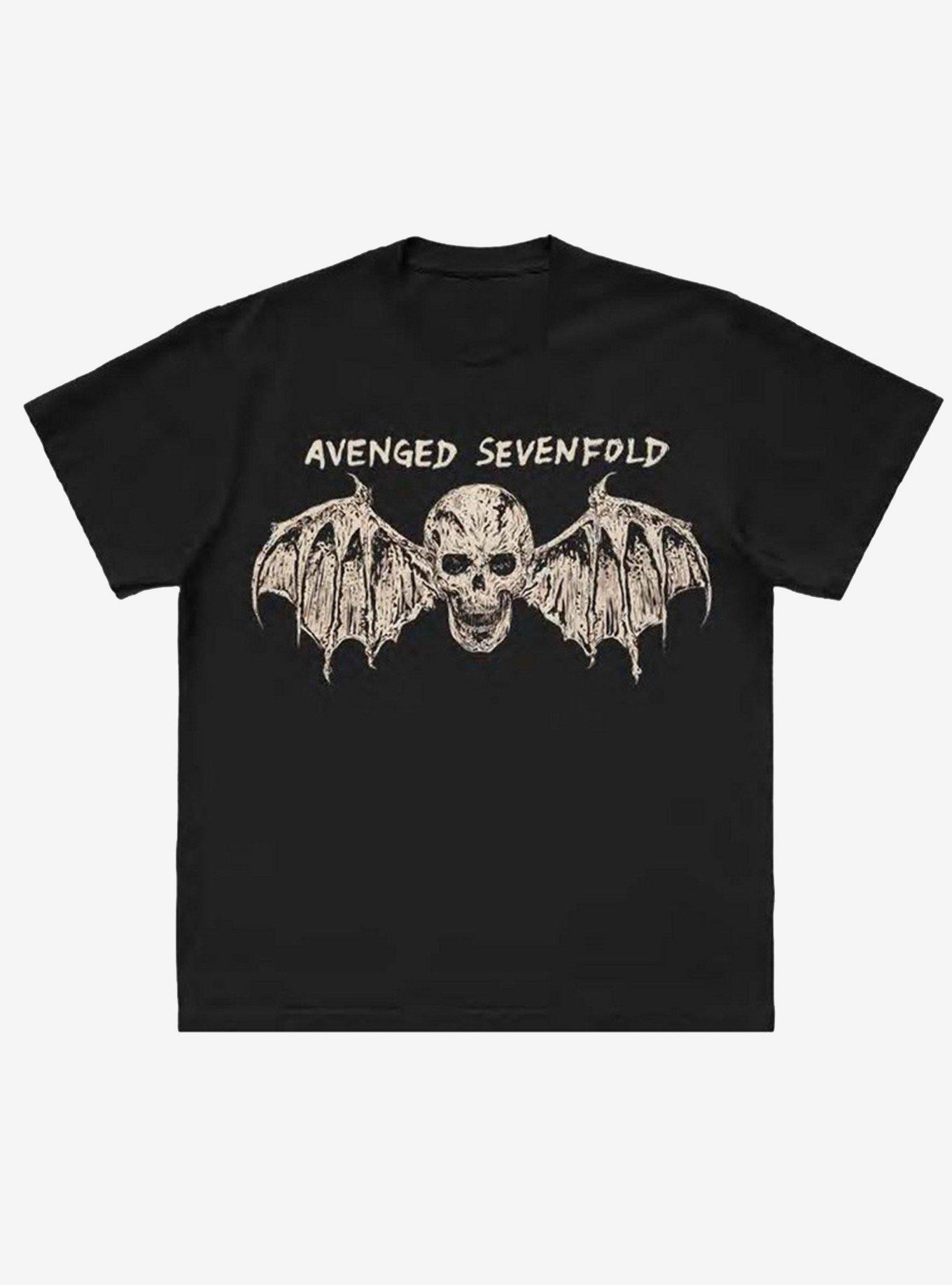 Avenged Sevenfold Logo T-Shirt, BLACK, hi-res