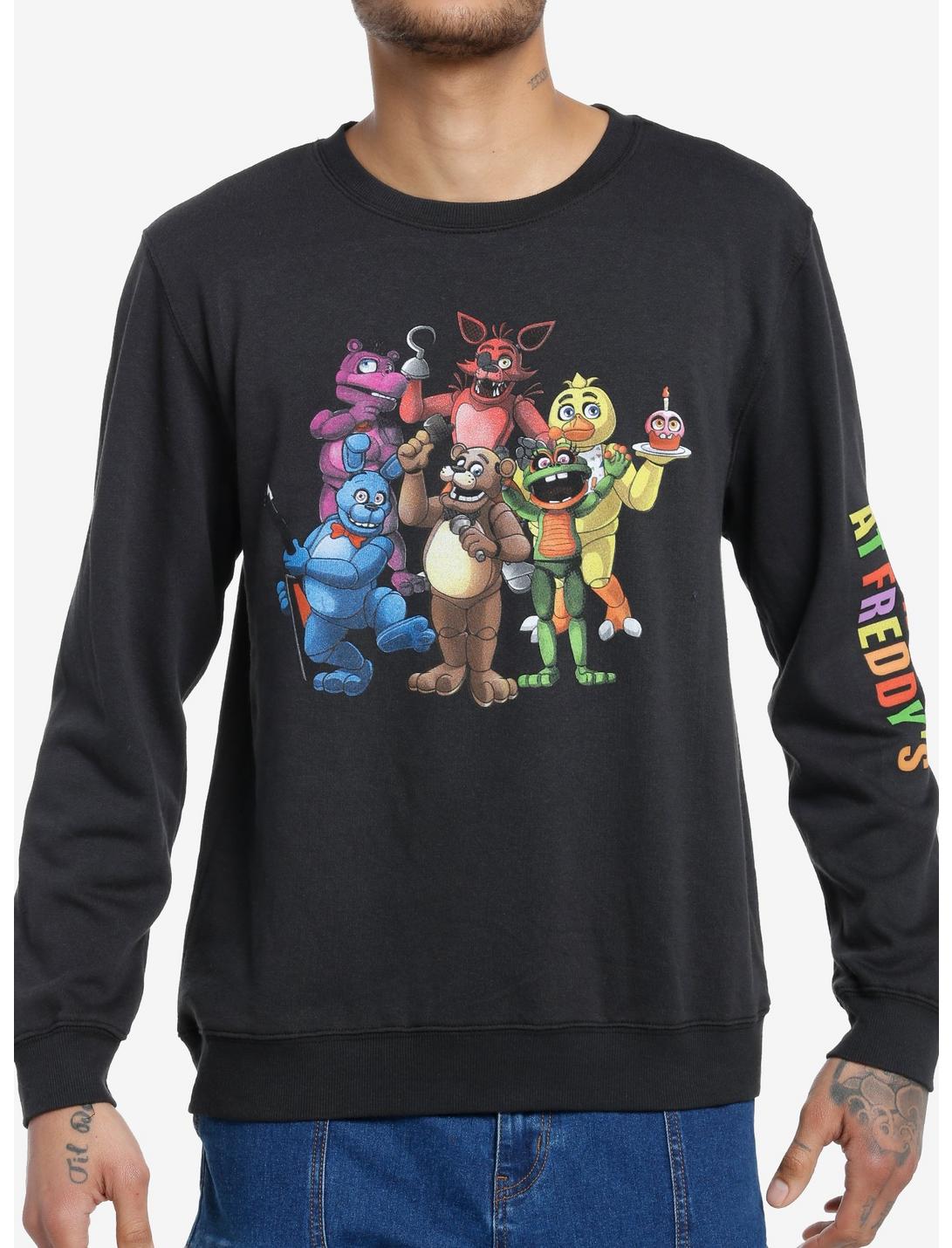 Five Nights At Freddy's Group Sweatshirt, BLACK, hi-res