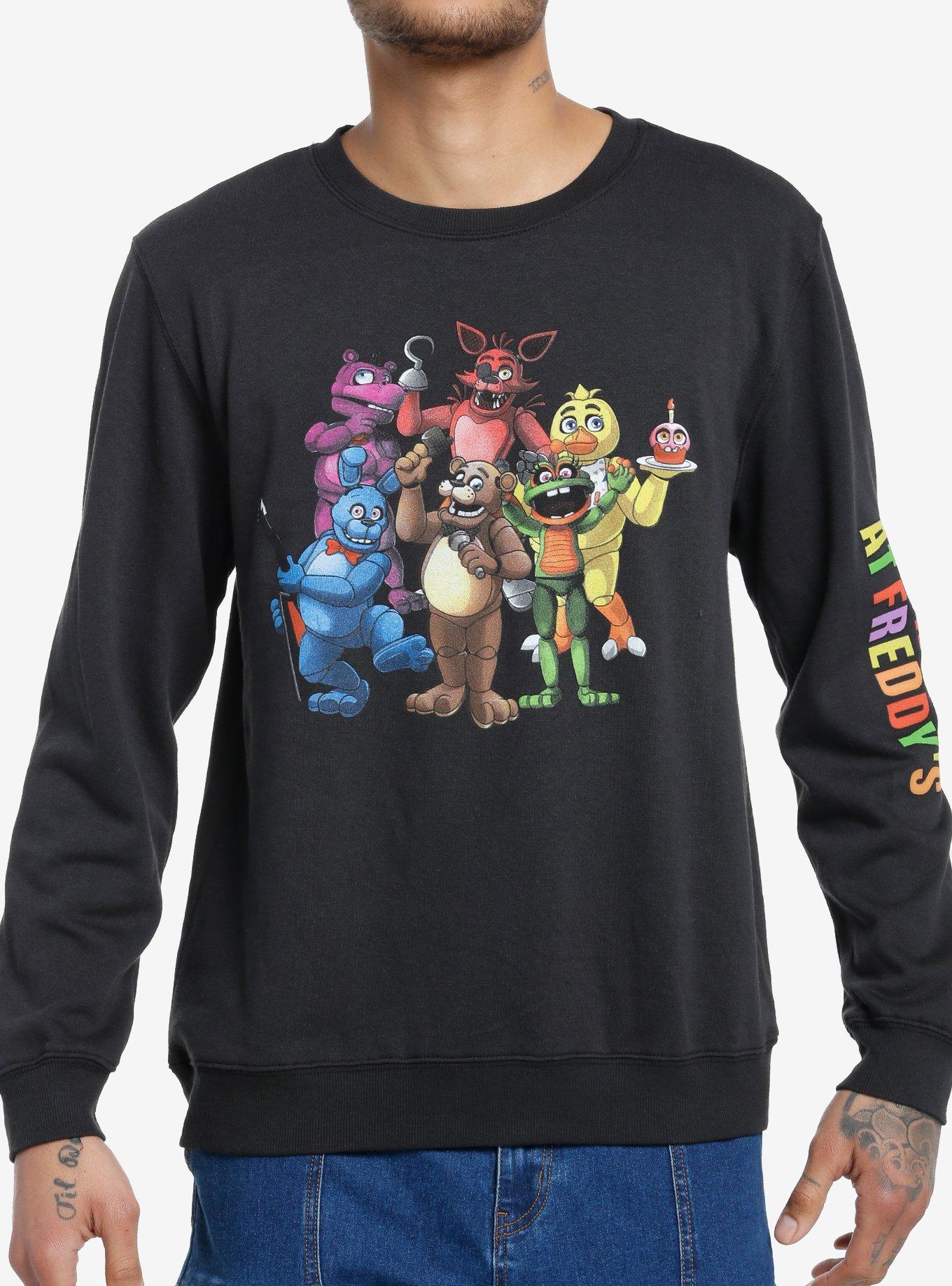 Five Nights At Freddy's Group Sweatshirt, BLACK, hi-res