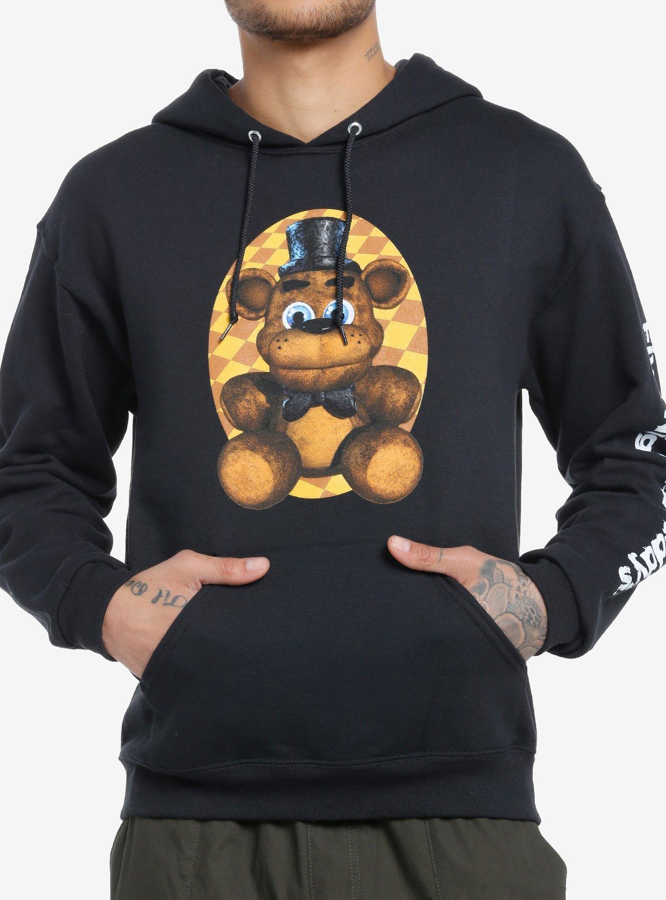 Five Nights At Freddy's Plush Freddy Hoodie, BLACK, hi-res