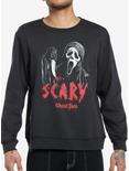 Scream Ghost Face Scary Sweatshirt, BLACK, hi-res
