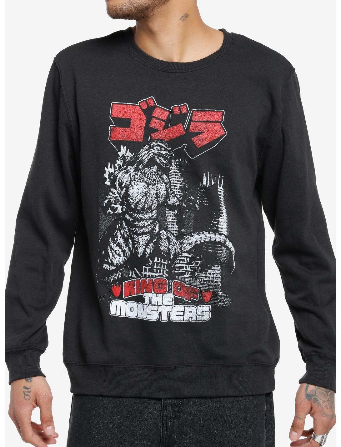Godzilla King Of The Monsters Sweatshirt, BLACK, hi-res