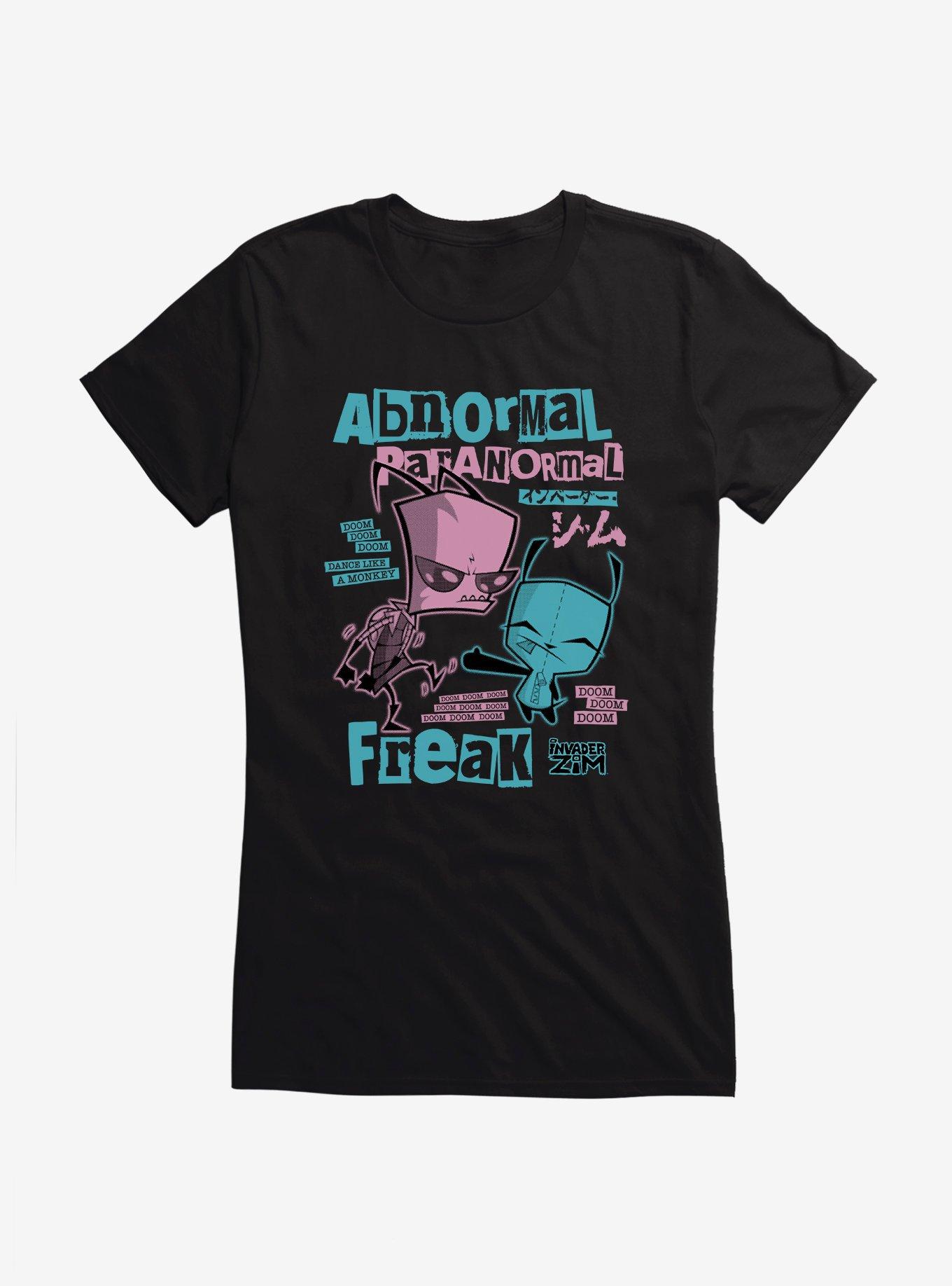 Invader Zim Abnormal Paranormal Freak Girls T-Shirt