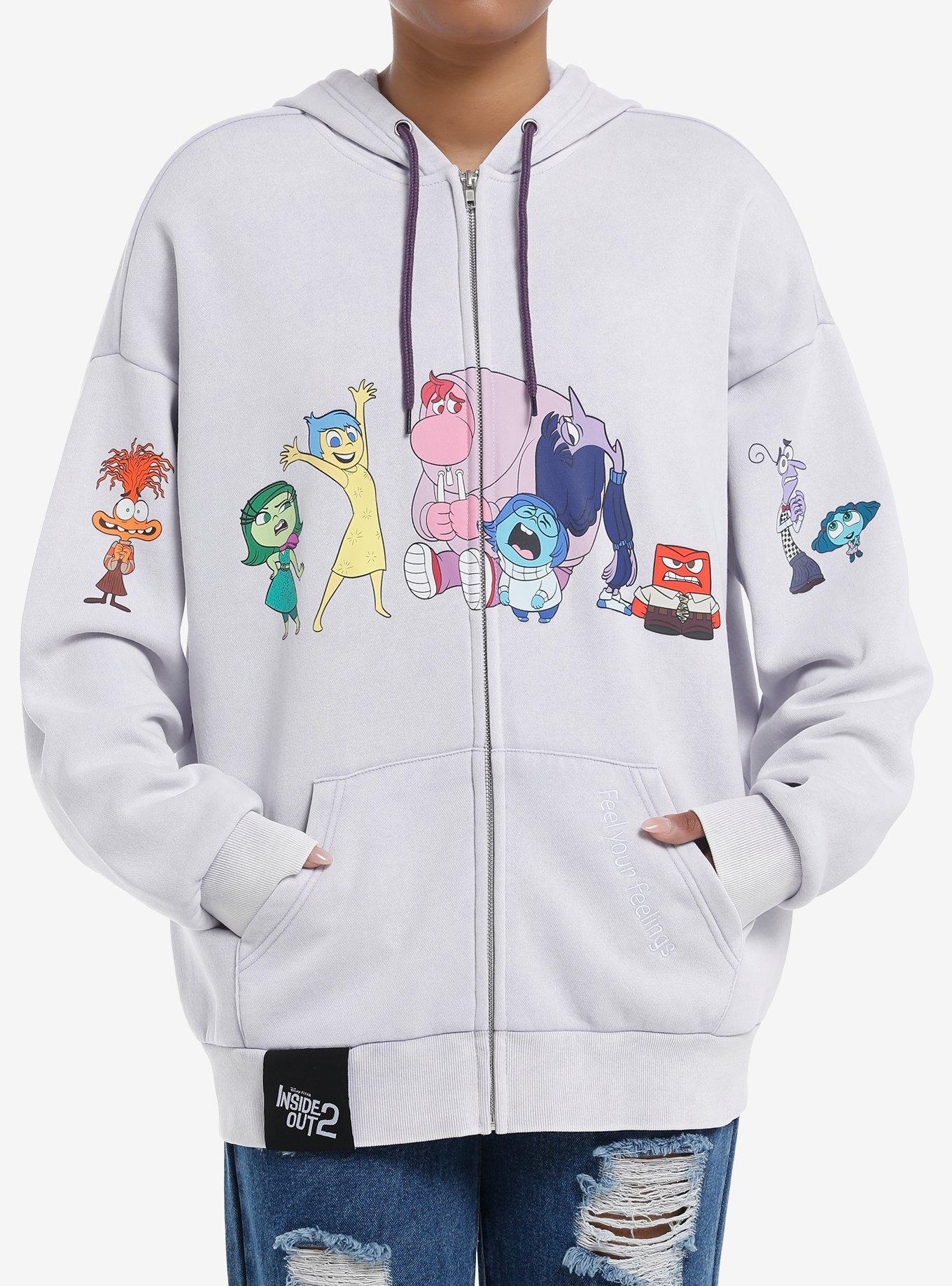 Her Universe Disney Pixar Inside Out 2 Emotions Oversized Hoodie Her Universe