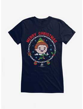 Elf Merry Christmas Buddy Girls T-Shirt, , hi-res