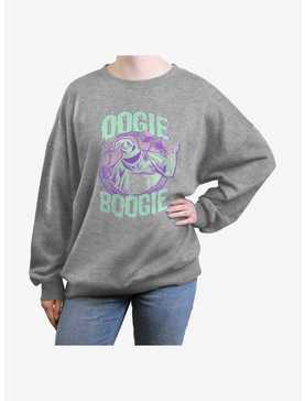 Disney The Nightmare Before Christmas Oogie Boogie Girls Oversized Sweatshirt, , hi-res