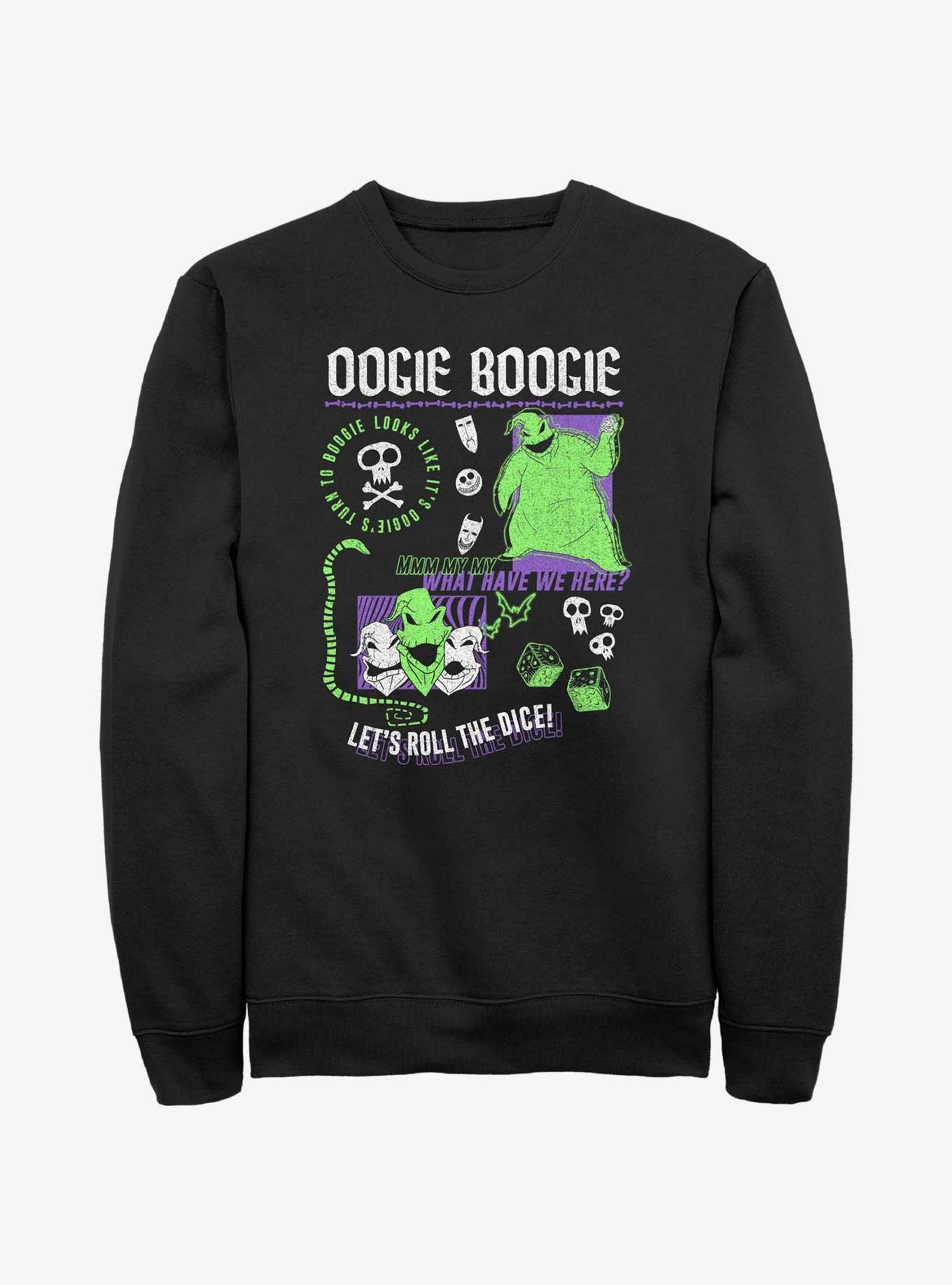 Disney The Nightmare Before Christmas Oogie Boogie Let's Roll The Dice Sweatshirt, , hi-res