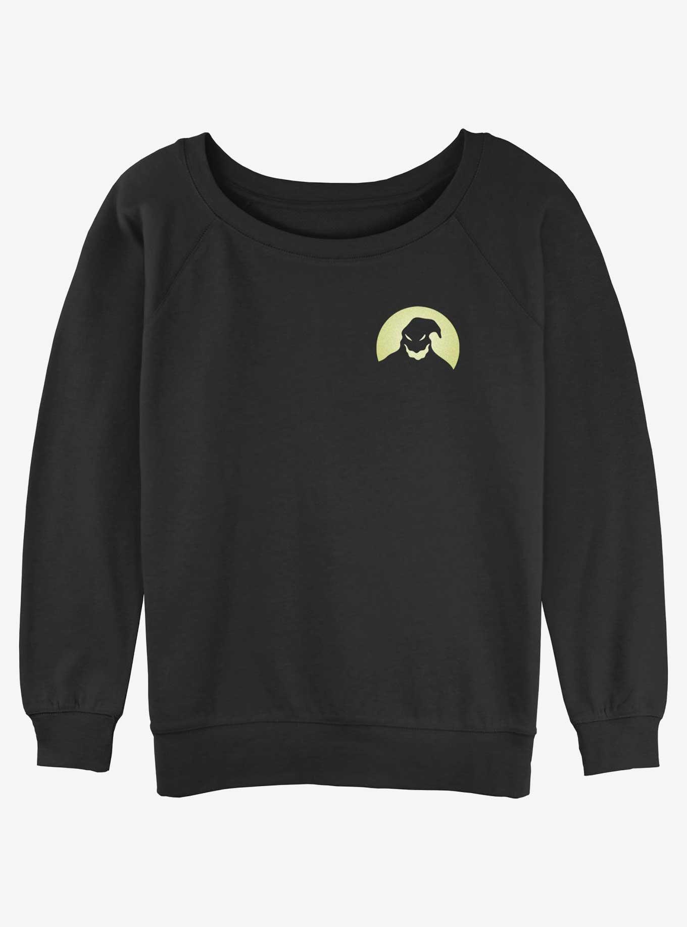 Disney The Nightmare Before Christmas Oogie Boogie Pocket Womens Slouchy Sweatshirt, , hi-res