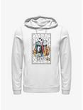 Disney The Nightmare Before Christmas Jack and Sally The Lovers Hoodie, WHITE, hi-res
